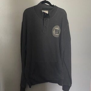 47 Brand Black Sweater with Emblem.  new without tags
